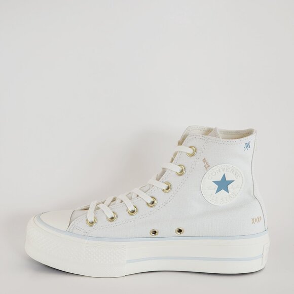 Converse CTAS Hi Lift Tiny Tattoos Women's Platform Sneakers A07135C NWT - Picture 3 of 6